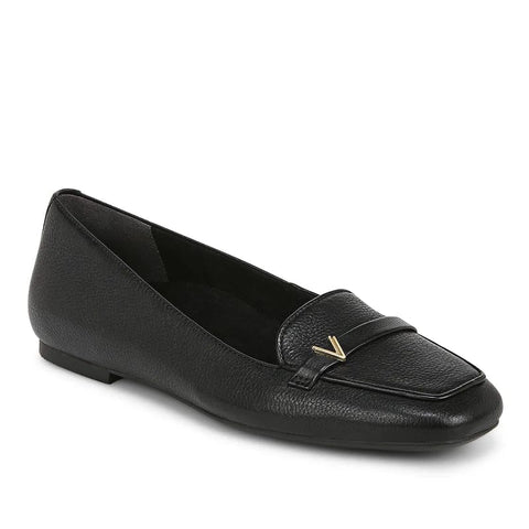 VIONIC Ballet Flats Black / 6 / B (Medium) Vionic Womens Hayes Loafer - Black Leather