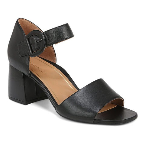 VIONIC Classic Heels & Pumps Black / 5 / M (Medium) Vionic Womens Chardonnay Heeled Sandal - Black