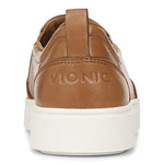 VIONIC Shoe Vionic Womens Kimmie Leather Slip On Sneakers - Tan