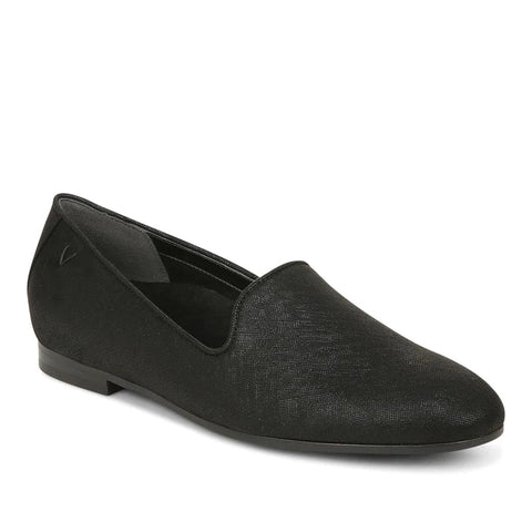 VIONIC Slip-Ons & Loafers Black Shimmer / 6 / M Vionic Womens North Willa On Shoes - Black Shimmer Texture