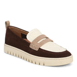Vionic Slip-Ons & Loafers Medium / Brown/ Cream / 5 US Vionic Women's Uptown IV Loafers - Chocolate Suede Multi