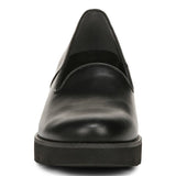 Vionic Slip-Ons & Loafers Vionic Womens Willa Wedge Shoes - Black Leather