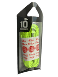 10 Seconds Laces Neon Yellow / 45 inches 10 Second Reflexall Shoe Oval Laces - Reflective