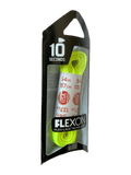10 Seconds Neon Yellow / 45 inches 10 Second Flexon Laces - Flat
