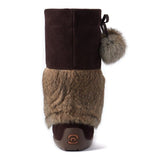 Manitobah Boots Manitobah Mukluks Snowy Owl Vibram Waterproof Mukluks - Dark Brown