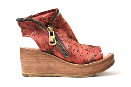 A.S.98 Sandals A.S.98 Wedge Sandal - Mars Rock Red