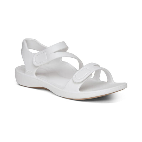 Aetrex Sandals White / 5 / M Aetrex Womens Jillian Sport Sandals  - White
