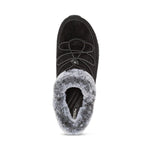 Aetrex Shoe Aetrex Womens Chrissy Furry Slip On Boots - Black