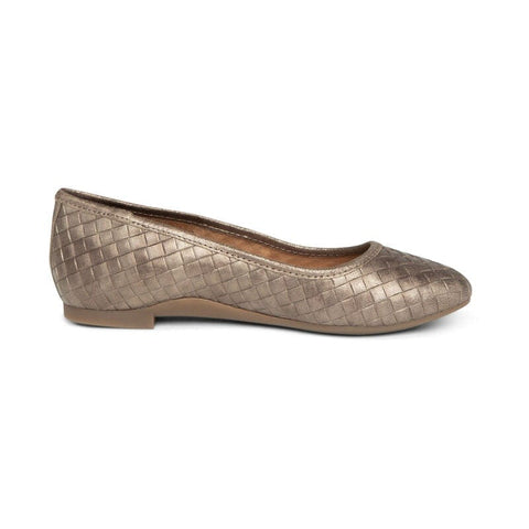 Aetrex Shoe Bronze / 35 / M Aetrex Womens Lyla Slip On Flats - Bronze