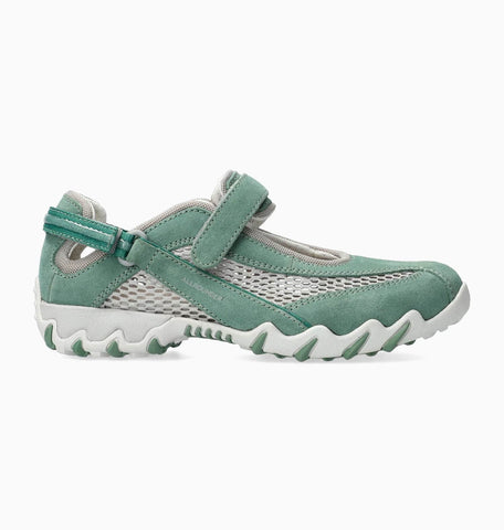 All Rounder Shoe All Rounder by Mephisto Womens Niro Shoes - Cold Green/Cool Grey