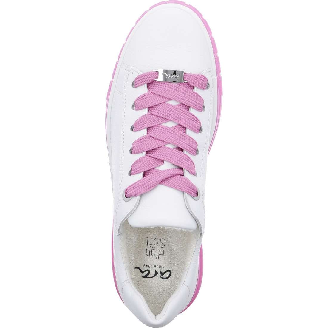 Ara Womens Florence Sneakers - Weiss/ Pink – Sole To Soul Footwear Inc.