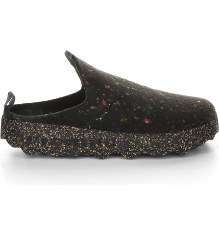 Asportuguesas Shoe 36 / M / Black LED Asportuguesas Womens Sustainable Come Felt Slide Shoes - Black LED