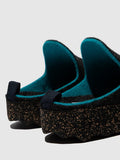 Asportuguesas Shoe Asportuguesas Women's Round Toe Mules COME - Double Felt Anthracite