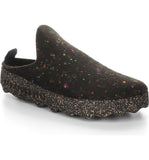 Asportuguesas Shoe Asportuguesas Womens Sustainable Come Felt Slide Shoes - Black LED