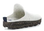 Asportuguesas Shoe Asportuguesas Womens Sustainable Come Felt Slide Shoes - White Marble