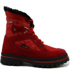 Attiba Boots 36EU / M / Black Attiba Women's Low Ice Grip Spike Combat Winter Boots -Combi Red