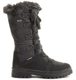 Attiba Boots 36EU / M / Black Attiba Womens Dual Zip Ice Grip Spike Boots - Black