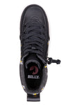 Billy Footwear Kids Billy Footwear Kid's Classic Lace High Top Sneakers - Black Daisy