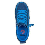 Billy Footwear Kids Billy Footwear Kids Classic Lace High Top Sneakers - Blue Sharks