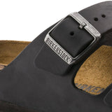 Birkenstock Sandals Birkenstock Arizona Two Strap Sandals - Black Oiled Leather