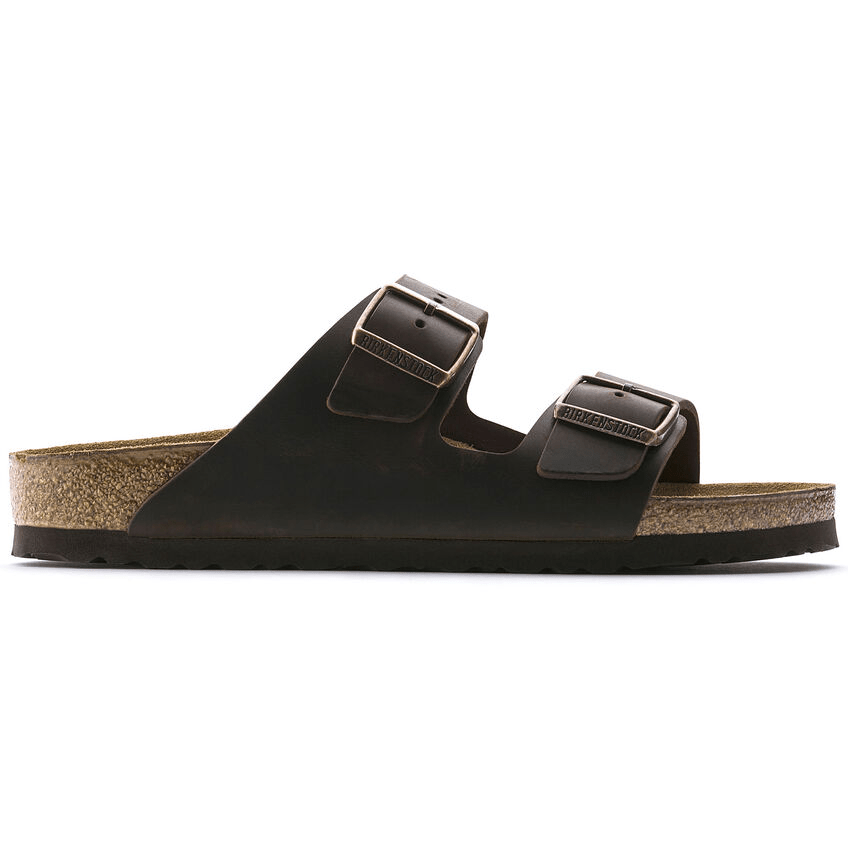 Birkenstock Sandals Birkenstock Arizona Two Strap Sandals - Habana Oiled Leather