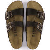 Birkenstock Sandals Birkenstock Arizona Two Strap Sandals - Habana Oiled Leather