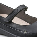 Birkenstock Shoe Birkenstock Iona Rubber Sole Mary Janes - Black Leather