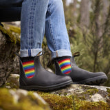 Blundstone Boots Blundstone 2105 Rainbow Elastic Boot - Black w/ Rainbow Elastic