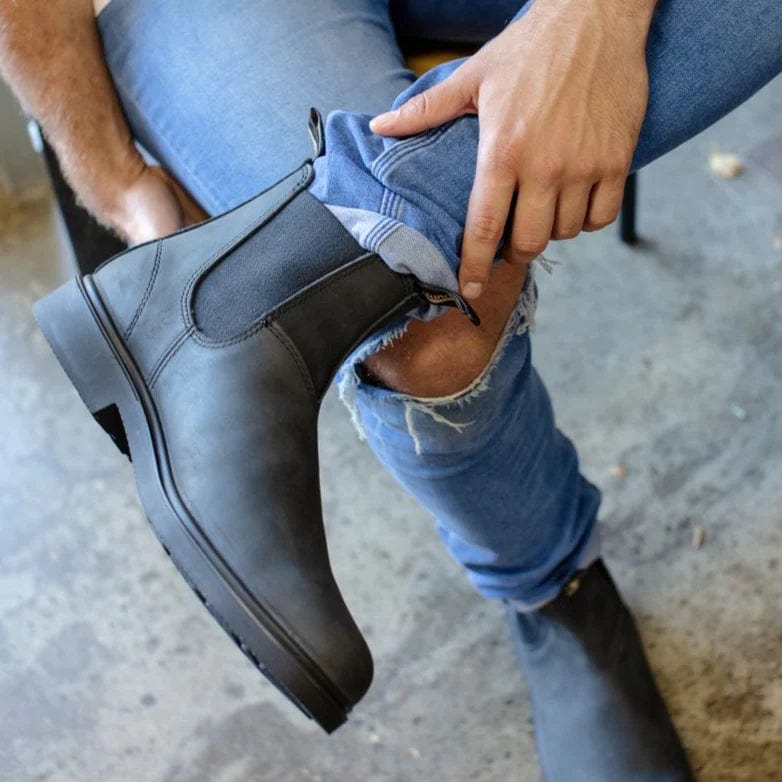 Blundstone Boots Blundstone Unisex Dress Toe Boot 1308 - Rustic Black