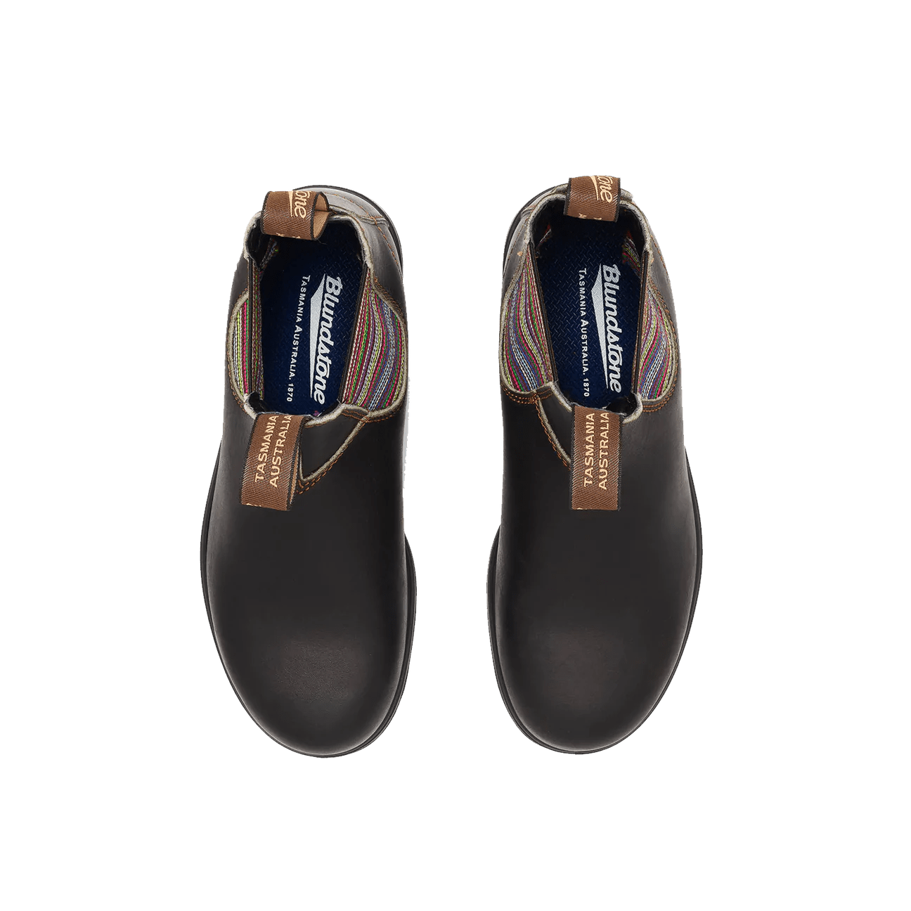 Blundstone Boots Blundstone Unisex Original Boot 1409 - Stout Brown Striped Elastic