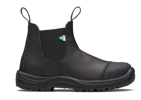 Blundstone Boots PREMIUM BLACK / 4 UK / M Blundstone Unisex Work & Safety Boot Rubber Toe Cap 168 -  Black