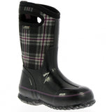 Bogs Kids Boots Bogs Kids Classic Winter Plaid Insulated Boots - Black Multi
