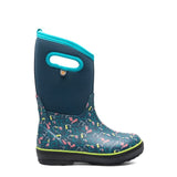 Bogs Kids Boots Ink Blue Multi / 1M / M Bogs Kids Classic II Pets Insulated Boots - Ink Blue Multi