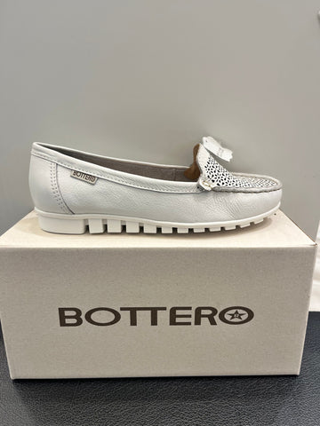 Bottero Shoe Bottero Womens Ibis Slip-on Shoes - White