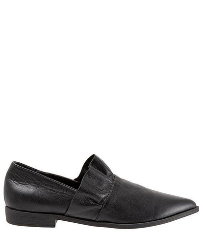 Bueno Shoe Black / 35EU / M Bueno Womens Burcu Ruffle Flats - Black