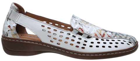 Cassini Sneakers 35 / White Multi / M Cassini Womens Moana Slip-On Shoes - White Multi