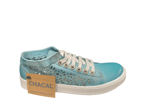 Chacal Shoe 36 / M / Turquesa Chacal Womens Ceraline Perf Sneakers - Turquesa