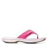 Clarks Sandals 5 / B (Medium) / Pink Clarks Womens Breeze Sea Sandals - Fuchsia
