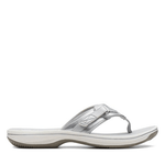 Clarks Sandals 5 / B (Medium) / Silver Clarks Womens Breeze Sea Sandals - Silver