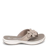 Clarks Sandals 5 / M / Taupe Clarks Womens Brinkley Flora Sandals -Taupe