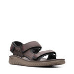 Clarks Sandals Brown / 5 / M Clarks Mens Wesley Bay Sandals - Brown