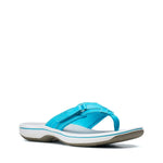 Clarks Sandals Clarks Womens Breeze Sea Sandals - Aqua Synthetic