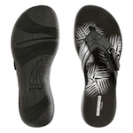 Clarks Sandals Clarks Womens Breeze Sea Sandals - Black Patent
