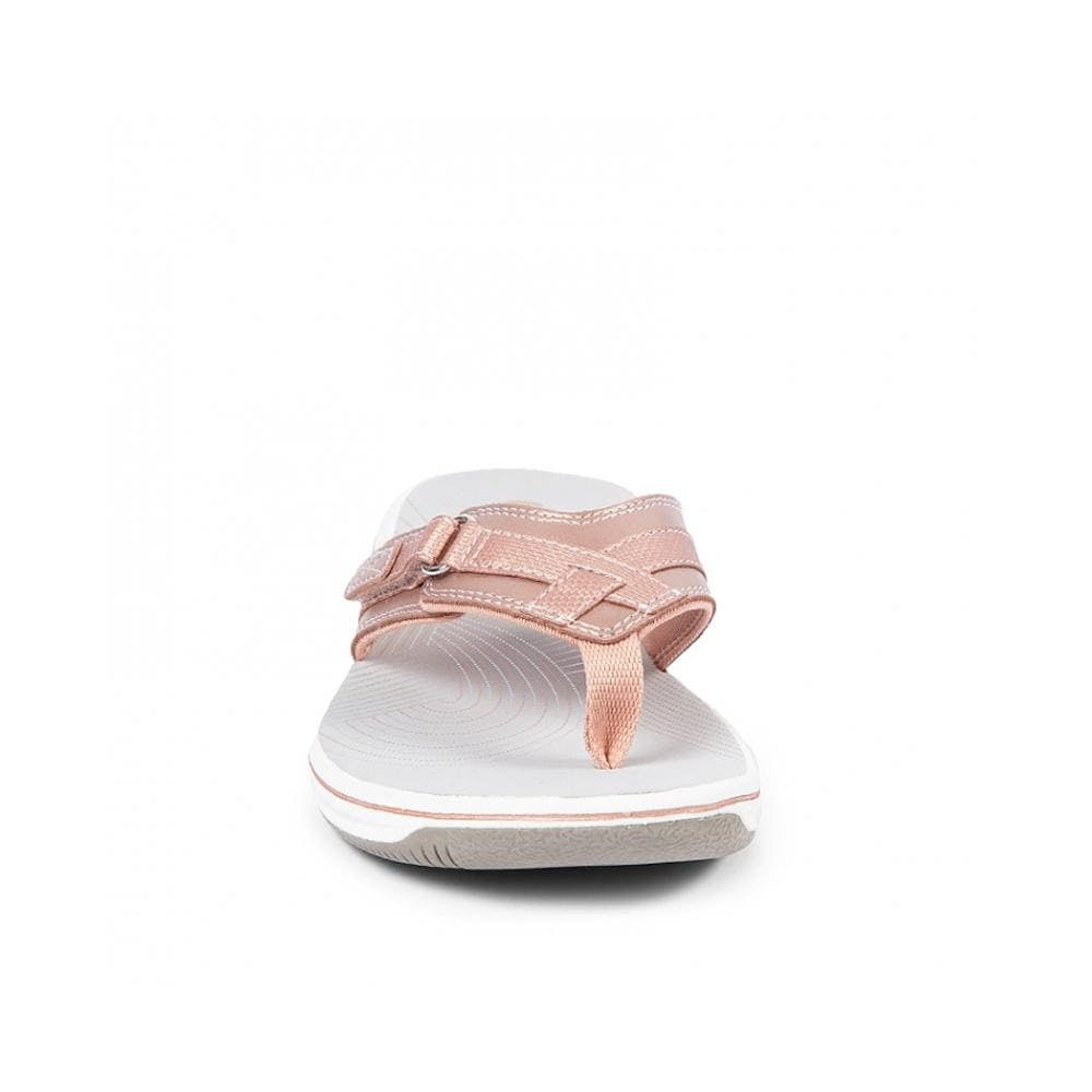 Clarks Women's Breeze Sea Flips- Rose Gold â Sole To Soul Footwear Inc.
