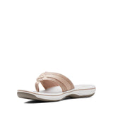 Clarks Sandals Clarks Womens Breeze Sea Sandals - Taupe Synthetic