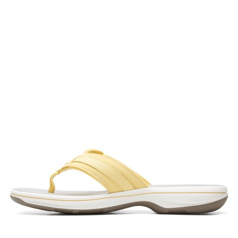 Yellow 2024 clarks sandals