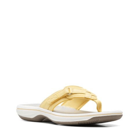 Sole to Soul Clarks Womens Breeze Sea Sandals Yellow Calgary