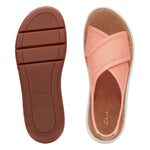 Clarks Sandals Clarks Womens Jemsa Dash Knit Sandals - Light Coral