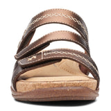 Clarks Sandals Clarks Womens Roseville Bay Sandals - Metallic Leather