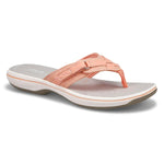 Clarks Sandals Peach / 5 / M Clarks Womens Breeze Sea Sandals -Peach